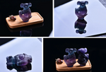 Load image into Gallery viewer, Natural Fluorite Tree Koala Bear Crystals
