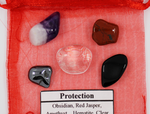 Load image into Gallery viewer, Protection Gemstone Mojo Bag
