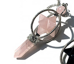Load image into Gallery viewer, Natural Stone Crystal Merkaba Pendulum
